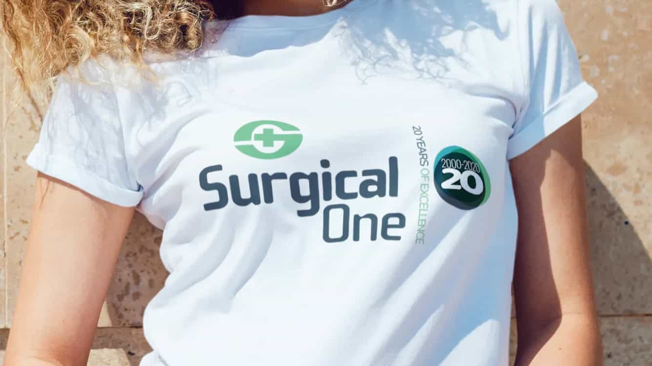 SurgicalOne Anniversary Logo Tshirt