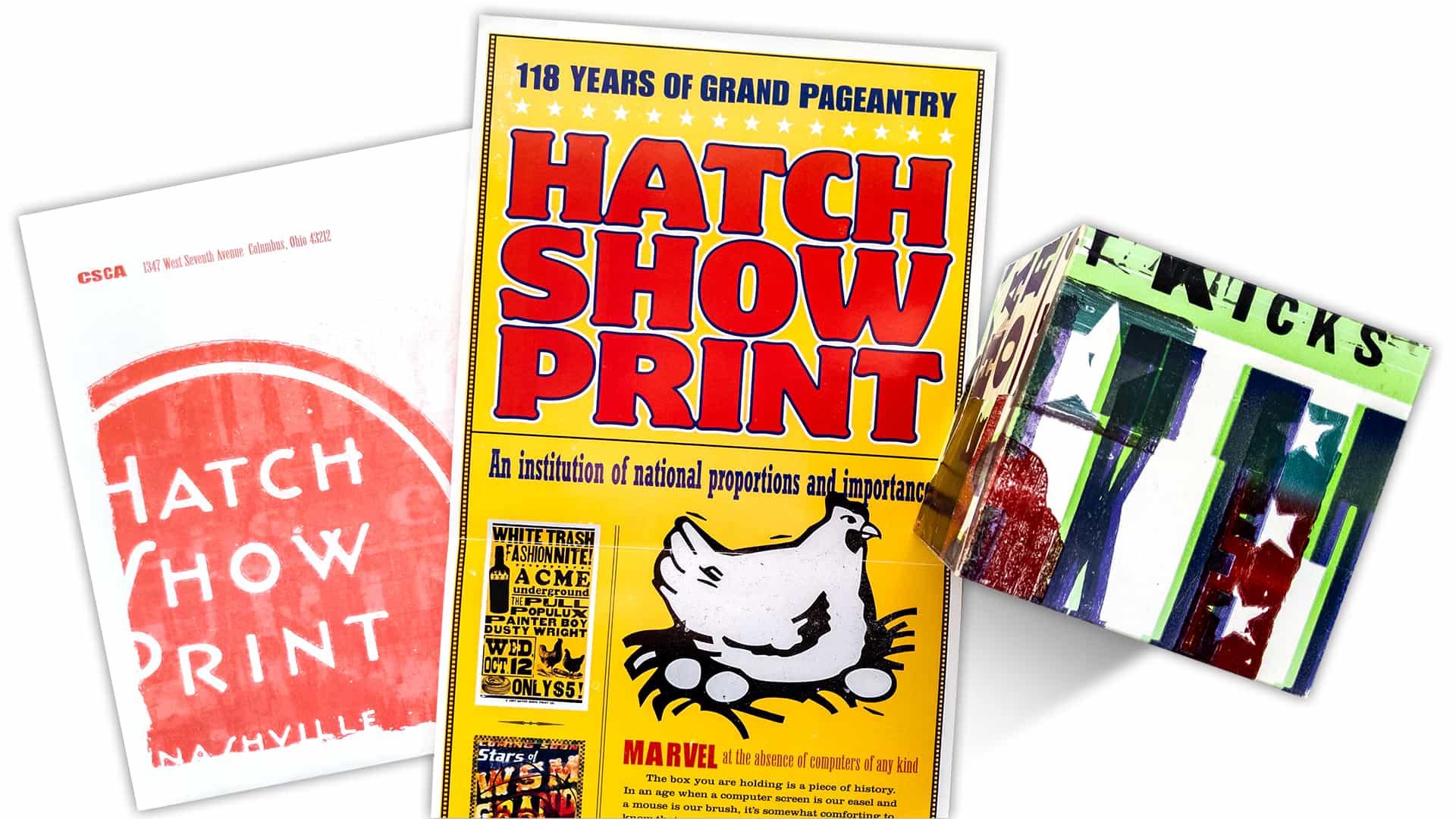 Hatch Show Print CSCA Mailer